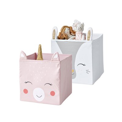 Lot de 2 bacs de rangement Magic VERTBAUDET