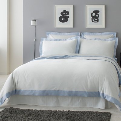 Drap plat satin de coton égyptien CELESTE MPC MAISON