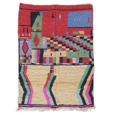 Tapis berbère marocain pure laine 175 x 247 cm AFK LIVING