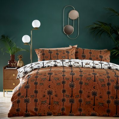 Desert Monkey Exotic Cotton Mix Duvet Cover and Pillowcase Set FURN.