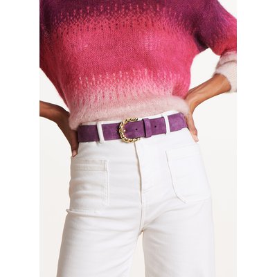 Ceinture en cuir boucle twistée LA FEE MARABOUTEE