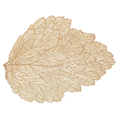 Lot de 2 sets de table motif feuille TOILINUX