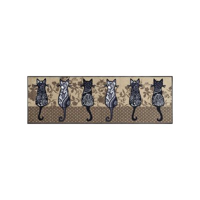 Paillasson tissé motif animaux KATIBAN UN AMOUR DE TAPIS