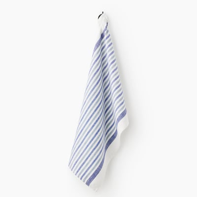 Torchon tissé teint rayé, 50x70cm, 100% coton MONOPRIX