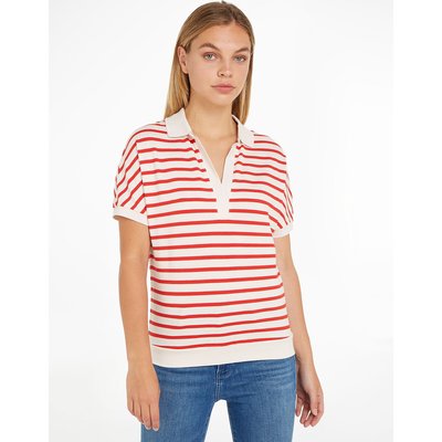 T shirt manches courtes femme pas chers La Redoute Outlet TOMMY HILFIGER La Redoute