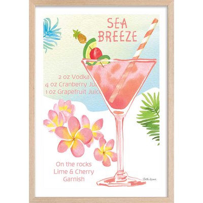 Affiche Sea breeze en aquarelle HEXOA