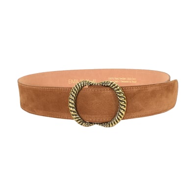 Ceinture Cuir Clotaire Avec Pochette Cadeaux EMILIE KARSTON