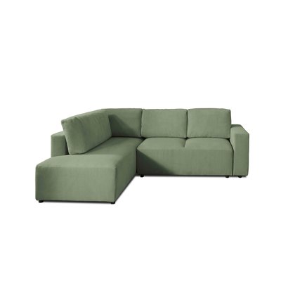 Canapé d'Angle Convertible en Velours côtelé 5 places - LIVY LISA DESIGN