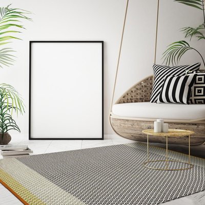 Tapis extérieur kilim fait à la main CORTEZ UN AMOUR DE TAPIS
