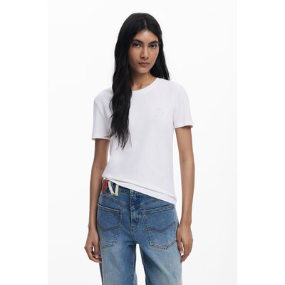 Desigual - T-shirt "D" strass DESIGUAL
