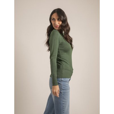 Pull Fin Col Rond Strass Kapolina DONA LISA