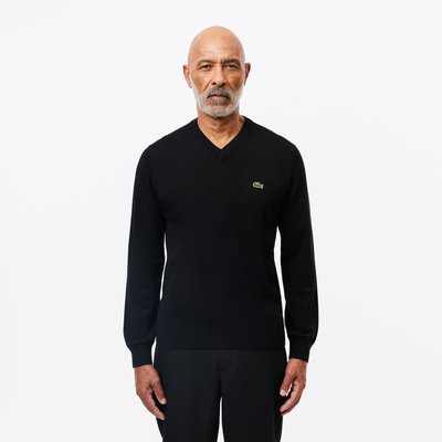 Pull coton  col V LACOSTE