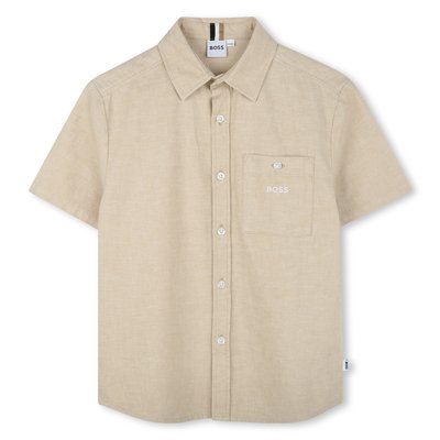 Chemise ample en lin et coton BOSS KIDSWEAR