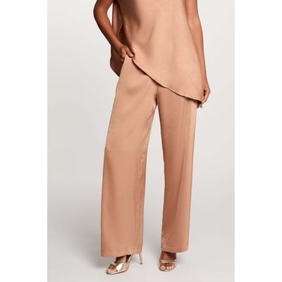 Pantalon large satiné MORGAN