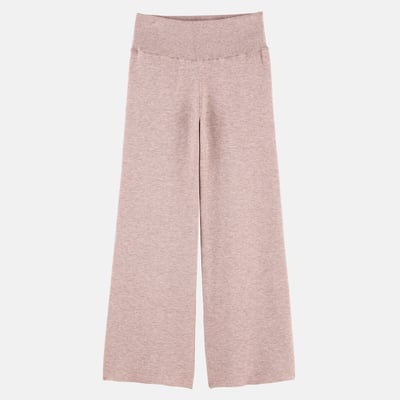 Pantalon large, 7/8ème, maille tricot ANNE WEYBURN