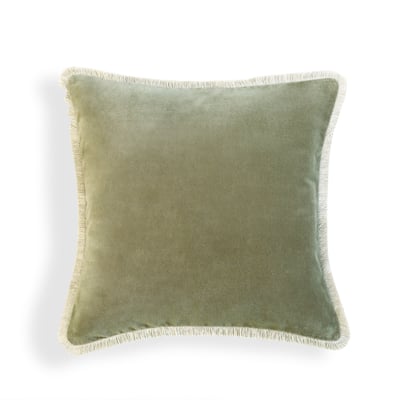 Coussin velours de coton RIVA FEBRONIE