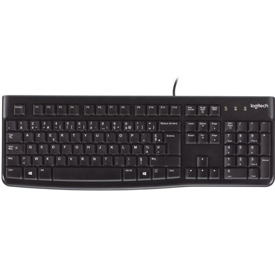 Clavier filaire K120 USB touches silencieuses LOGITECH