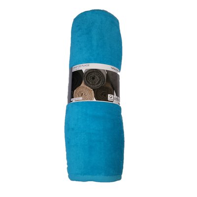 Serviette drap de plage velours uni maxi EDEN