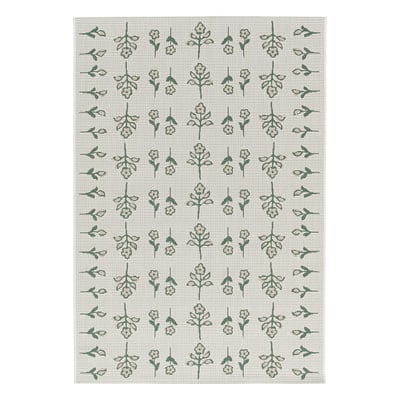 Tapis intérieur extérieur design floral PRAIRIE AFK LIVING