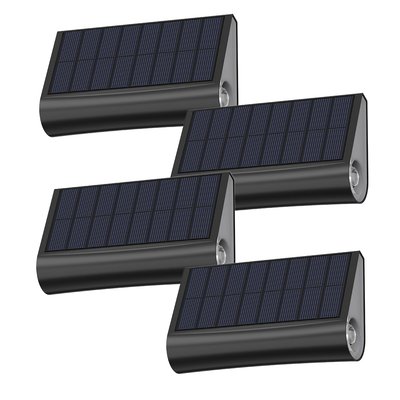 Lot de 4 lampes murales solaires TWILY LUMISKY