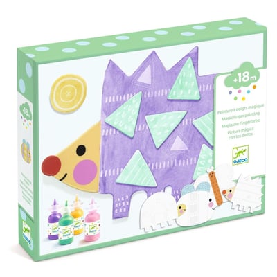 Peinture a doigts magique - Petites formes DJECO