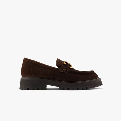 Mocassin cuir velours NAOMY MAISON TOUFET