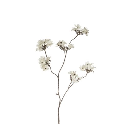 Tige de fleurs floquées d'hydrangea artificielle H90 SIA DECO