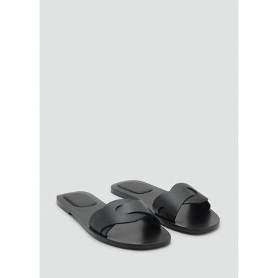 Sandales lanières cuir MANGO TEEN