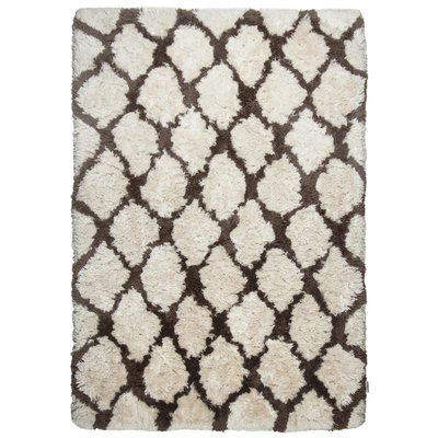Tapis shaggy Flocatic Pattern doux épais THEKO