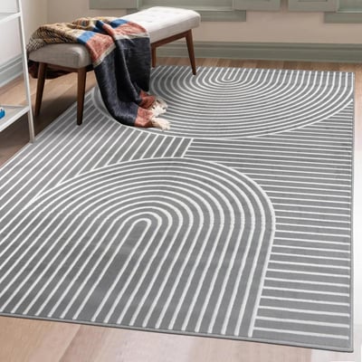 Tapis salon et chambre tissé motif géométrique LYN49 ARCRIL UN AMOUR DE TAPIS