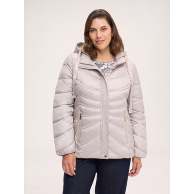 Veste matelassée courte à motif vagues FIORELLA RUBINO