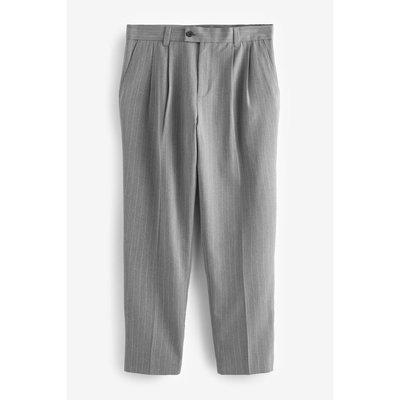 Pantalon large habillé à fines rayures NEXT
