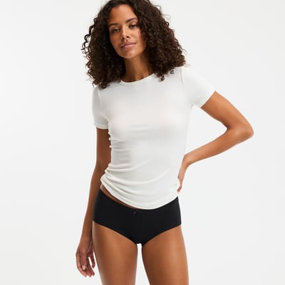 Lot de 3 shorties unis en coton stretch LA REDOUTE COLLECTIONS