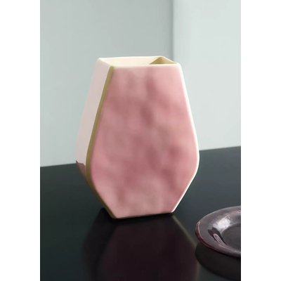 Vase en grès effet contraste de couleur MANGO HOME