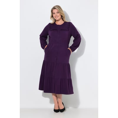 Robe maxi, décolleté rond et manches longues ULLA POPKEN