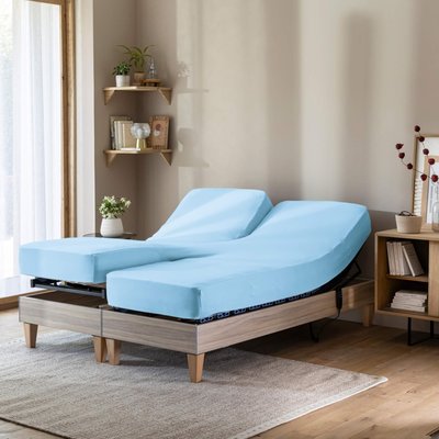 Drap housse jersey TPR pour sommier articulé TERRE DE NUIT