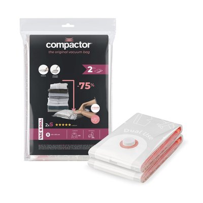 Lot de 2 sacs de rangement sous vide S VAC&ROLL COMPACTOR