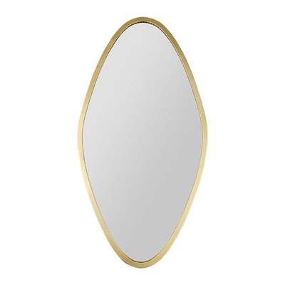 Miroir Métal Doré Minéral DECORATIE
