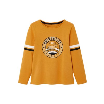 T-shirt Esprit Collège Détails Irisés En Coton Bio VERTBAUDET