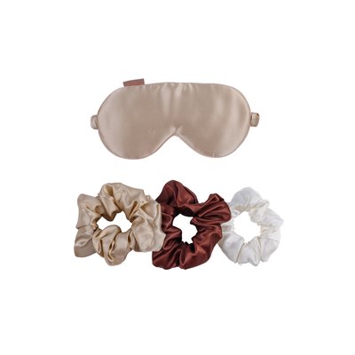 Pack découverte Chouchous et Masque de sommeil en PURE SOIE EMILY'S PILLOW