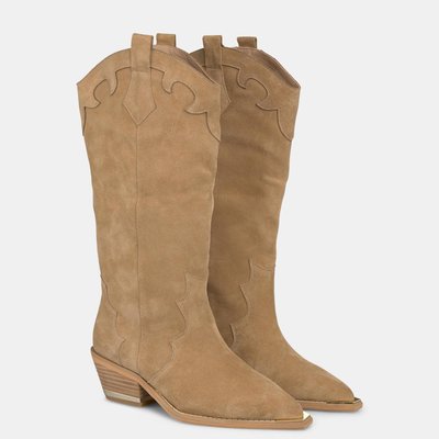 Bottes en cuir à bout pointu ALMA EN PENA