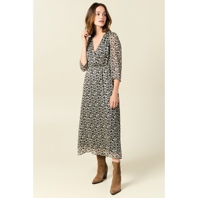 Robe longue évasée manches 3/4 BONOBO