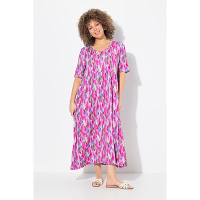 Robe midi en jersey. Décolleté V et manches ULLA POPKEN