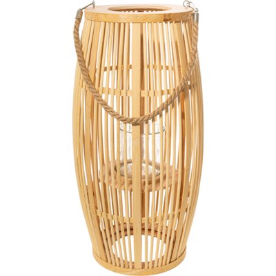Lanterne bambou naturelle ambiance chaleureuse pour intérieur RECOLLECTION