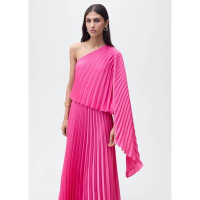 Robe longue cape évasée MANGO