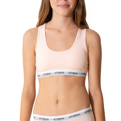 Brassière en coton, coques amovibles ATHENA