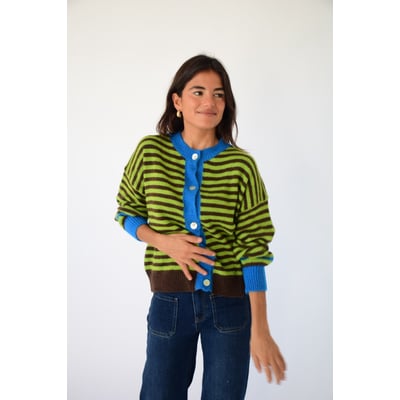 Gilet rayé en maille TESSA MINDTRAVELER