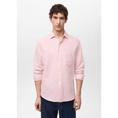 Chemise lin poche MANGO MAN