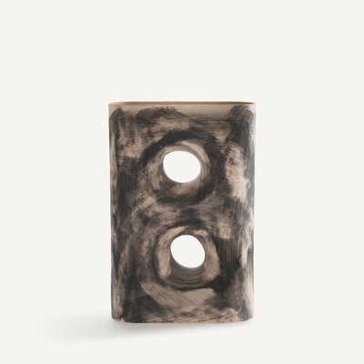 Vase-sculpture en faïence mate, H30 cm, Lixa AM.PM