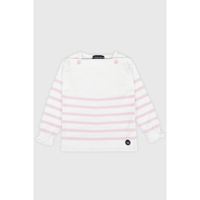 Pull rayé en coton KIDS ARMOR-LUX